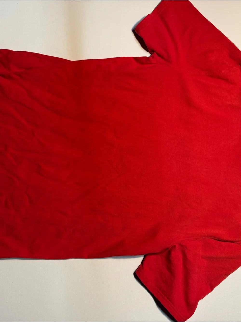 Champion Red Tee with Black Script Logo - Picture 6 of 6